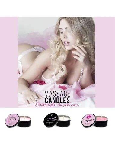 Massage candle body souffle strawberries - 30 gr | Sexitive | Velas para masajes
