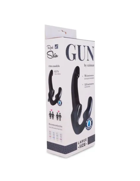 Gun macizo negro | Caiman | Strap on - cinturones