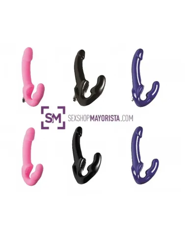 Gun micro vibro large rosa | Caiman | Strap on - cinturones