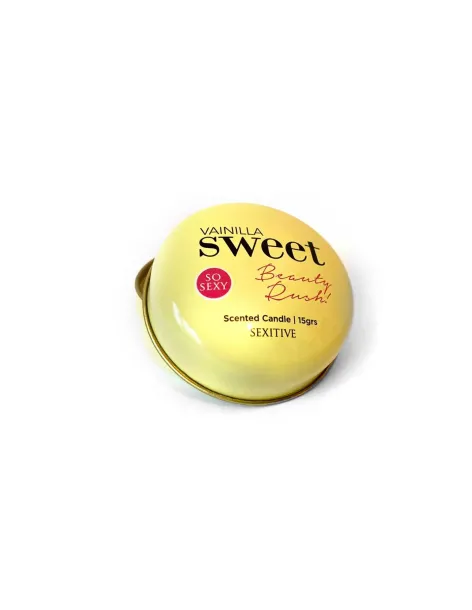 Massage candle - scented candle sweet beauty rush - vainilla - 15 gr | Sexitive | Velas para masajes