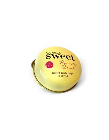 Massage candle - scented candle sweet beauty rush - vainilla - 15 gr | Sexitive | Velas para masajes