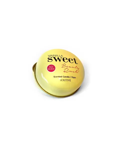 Massage candle - scented candle sweet beauty rush - vainilla - 15 gr | Sexitive | Velas para masajes