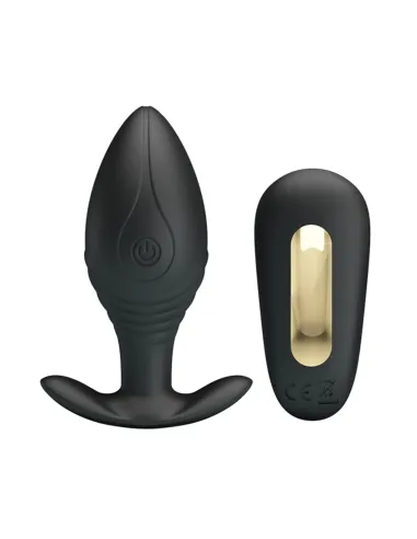Consolador anal royal recargable inalambrico control remoto silicona 9cmx3,5cm | Pretty love | Vibradores