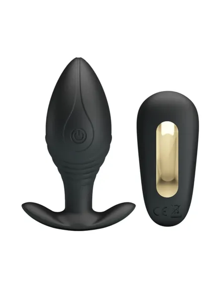 Consolador anal royal recargable inalambrico control remoto silicona 9cmx3,5cm | Pretty love | Vibradores