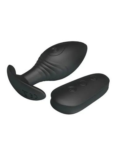 Consolador anal royal recargable inalambrico control remoto silicona 9cmx3,5cm | Pretty love | Vibradores