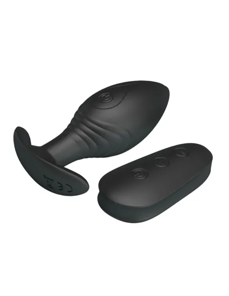 Consolador anal royal recargable inalambrico control remoto silicona 9cmx3,5cm | Pretty love | Vibradores