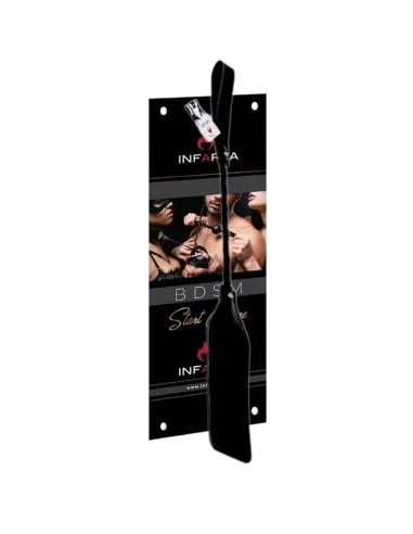 Fusta grande 60cm - eco-cuero negro | Infarta fetish | Látigos y palmetas
