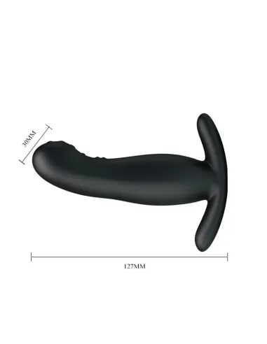 Vibrador anal recargable silicona 13cm x 3cm | Pretty love | Vibradores