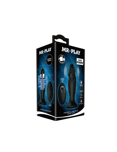 Vibrador anal recargable control remoto silicona 12,5cm x 3cm | Mr play | Vibradores