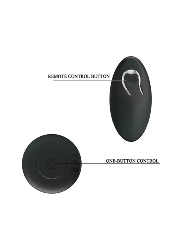 Vibrador anal recargable control remoto silicona 12,5cm x 3cm | Mr play | Vibradores