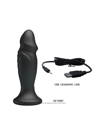 Vibrador anal recargable control remoto silicona 12,5cm x 3cm | Mr play | Vibradores