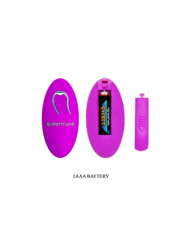 Vibrador dual anal vaginal punto-g silicona multifuncion recargable usb control remoto | Pretty love | Vibradores