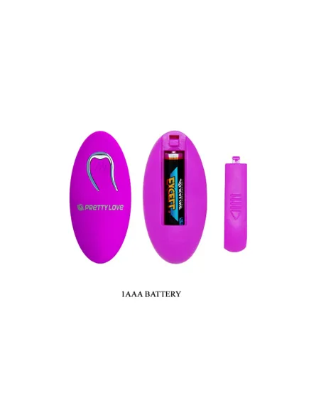 Vibrador dual anal vaginal punto-g silicona multifuncion recargable usb control remoto | Pretty love | Vibradores