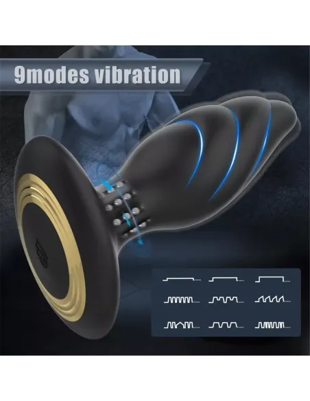 Vibrador rotador anal whirlwind recargable | S-hande | Vibradores