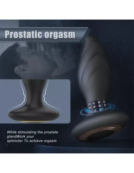 Vibrador rotador anal whirlwind recargable | S-hande | Vibradores