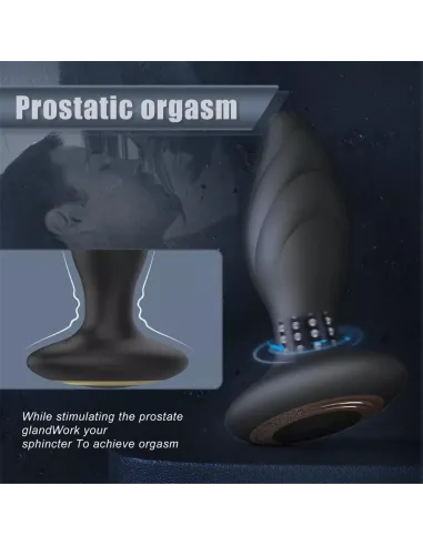 Vibrador rotador anal whirlwind control remoto recargable | S-hande | Dildos