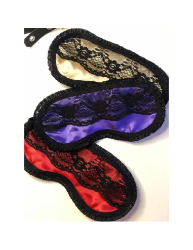 Suave antifaz de raso y puntillas en violeta | Infarta fetish | Descuentos y promociones