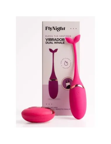 Vibrador dual whale negro / c9005 | Fly night | Vibradores