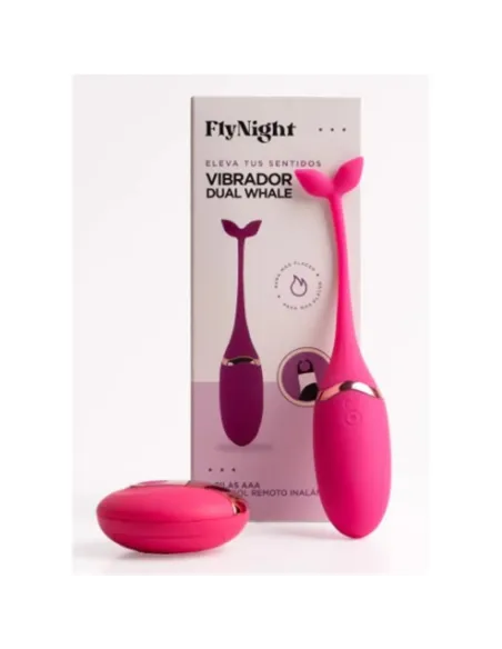 Vibrador dual whale negro / c9005 | Fly night | Vibradores