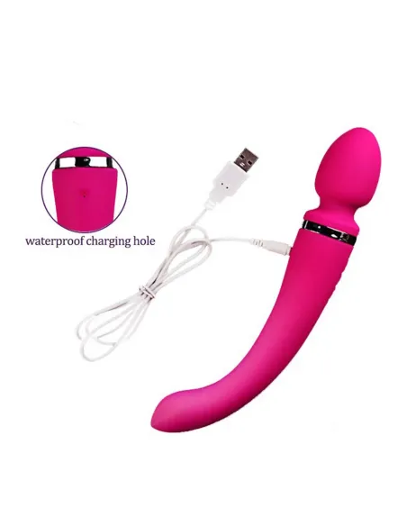 Vibrador dual super flex rosa / c9006 | Fly night | Vibradores