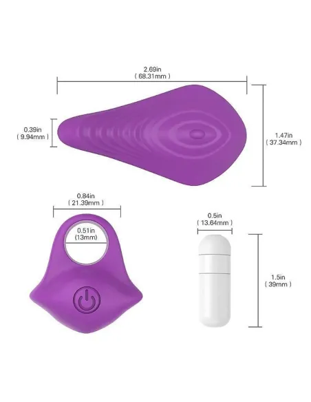 Finger vibrator violeta / c9013 | Fly night | Vibradores