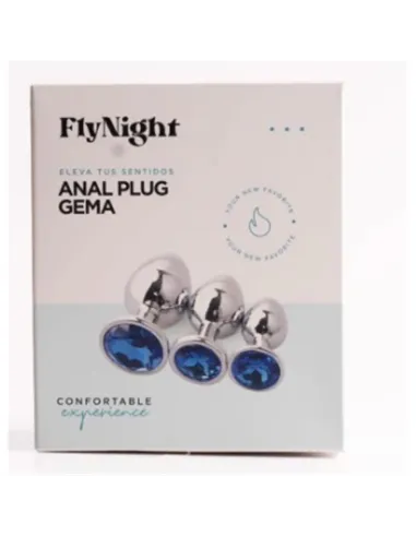 Anal plug gema violeta / c9030 | Fly night | Plugs