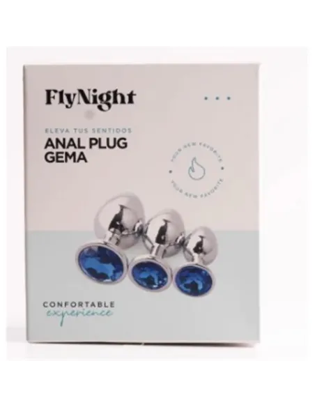 Anal plug gema violeta / c9030 | Fly night | Plugs
