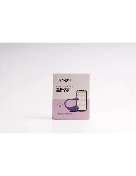 Vibrador dual app violeta / c9001 | Fly night | Vibradores
