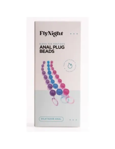 Anal plug beads violeta / c9029 | Fly night | Vibradores