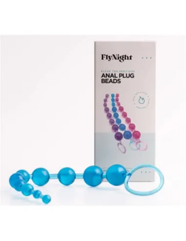 Anal plug beads violeta / c9029 | Fly night | Vibradores