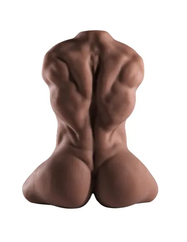 Dominus – torso musculoso el más vendido - pene realista y ano + balita de regalo – efecto bronceado | Infarta toys | Torsos