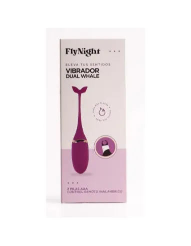 Vibrador dual whale violeta / c9005 | Fly night | Vibradores