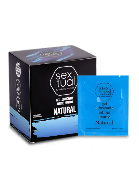 Gel lubricante intimo neutro sachet 10ml x 12 unidades | Sextual | Intimos