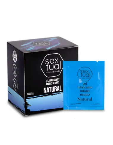 Gel lubricante intimo neutro sachet 10ml x 12 unidades | Sextual | Intimos