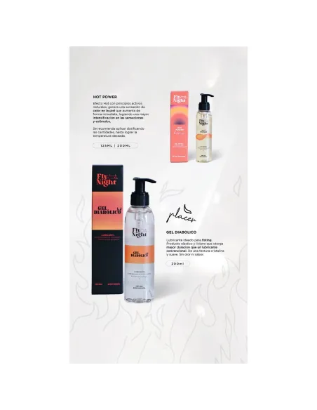 Gel intimo calor hot power 125 ml | Fly night | Efecto calor