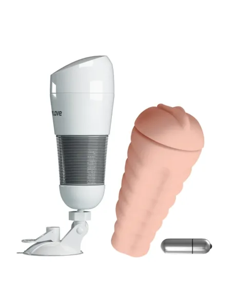 Masturbador vibrador hedy base con succión | Pretty love | Masturbadores