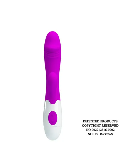 Vibrador snappy 30 funciones silicona | Pretty love | Rabbits