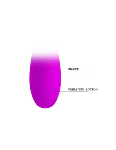Vibrador masajeador paul recargable usb silicona | Pretty love | Masajeadores