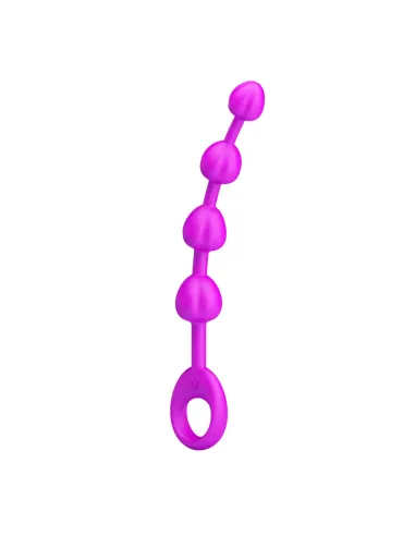 Varita anal silicona flexible beeds 19,5cm x 2,3cm | Pretty love | Varitas y bolas
