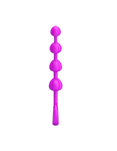 Varita anal silicona flexible beeds 19,5cm x 2,3cm | Pretty love | Varitas y bolas