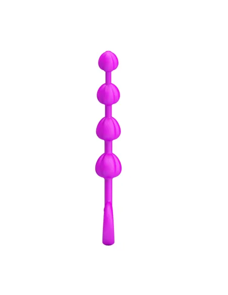 Varita anal silicona flexible beeds 19,5cm x 2,3cm | Pretty love | Varitas y bolas