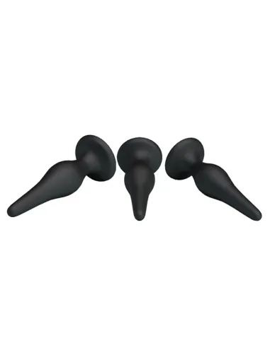 Set 3 consoladores anales silicona | Pretty love | Dildos