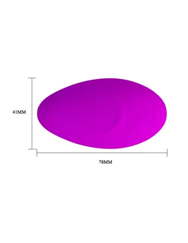 Vibrador huevo inalambrico control remoto 12 func 8cm x 4cm | Pretty love | Bolas y huevos vaginales
