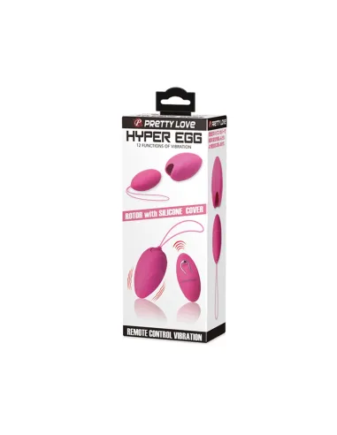 Vibrador huevo inalambrico control remoto 12 func 8cm x 4cm | Pretty love | Bolas y huevos vaginales
