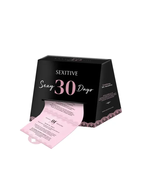 Juego challenge 30 days desafíos durante 30 días | Sexitive | Juegos eróticos