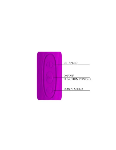 Vibrador masageador nathaniel recargable 26cm x 48cm | Pretty love | Masajeadores