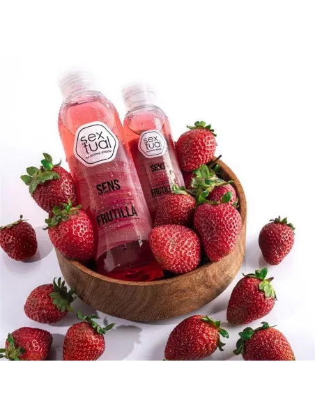 Gel lubricante intimo frutilla 200ml | Sextual | Intimos
