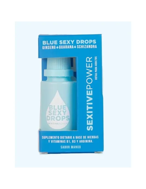 Blue sexy drops 20ml | Sexitive | Capsulas potenciadoras