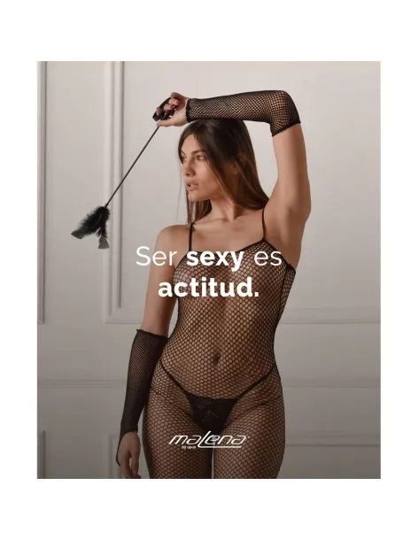 Catsuit de red blanco | Malena | Catsuits