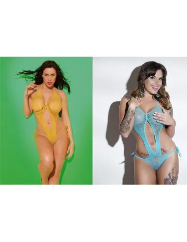 Trikini de red blanco | Malena | Bikinis y trikinis